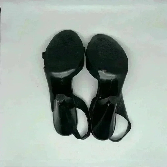 BCBGeneration Vintage Black Heels Sz 7 - Picture 14 of 16